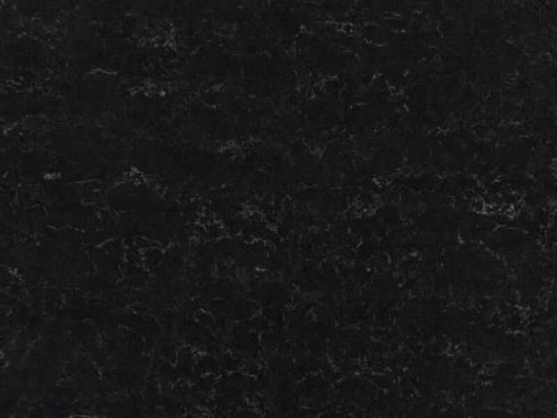 Carrara Noir quartz kitchen worktop — Stoneone